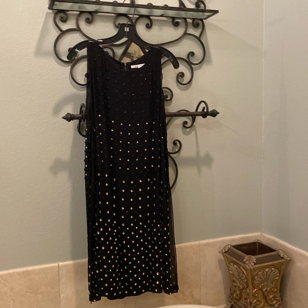 Sleeveless beaded dress
